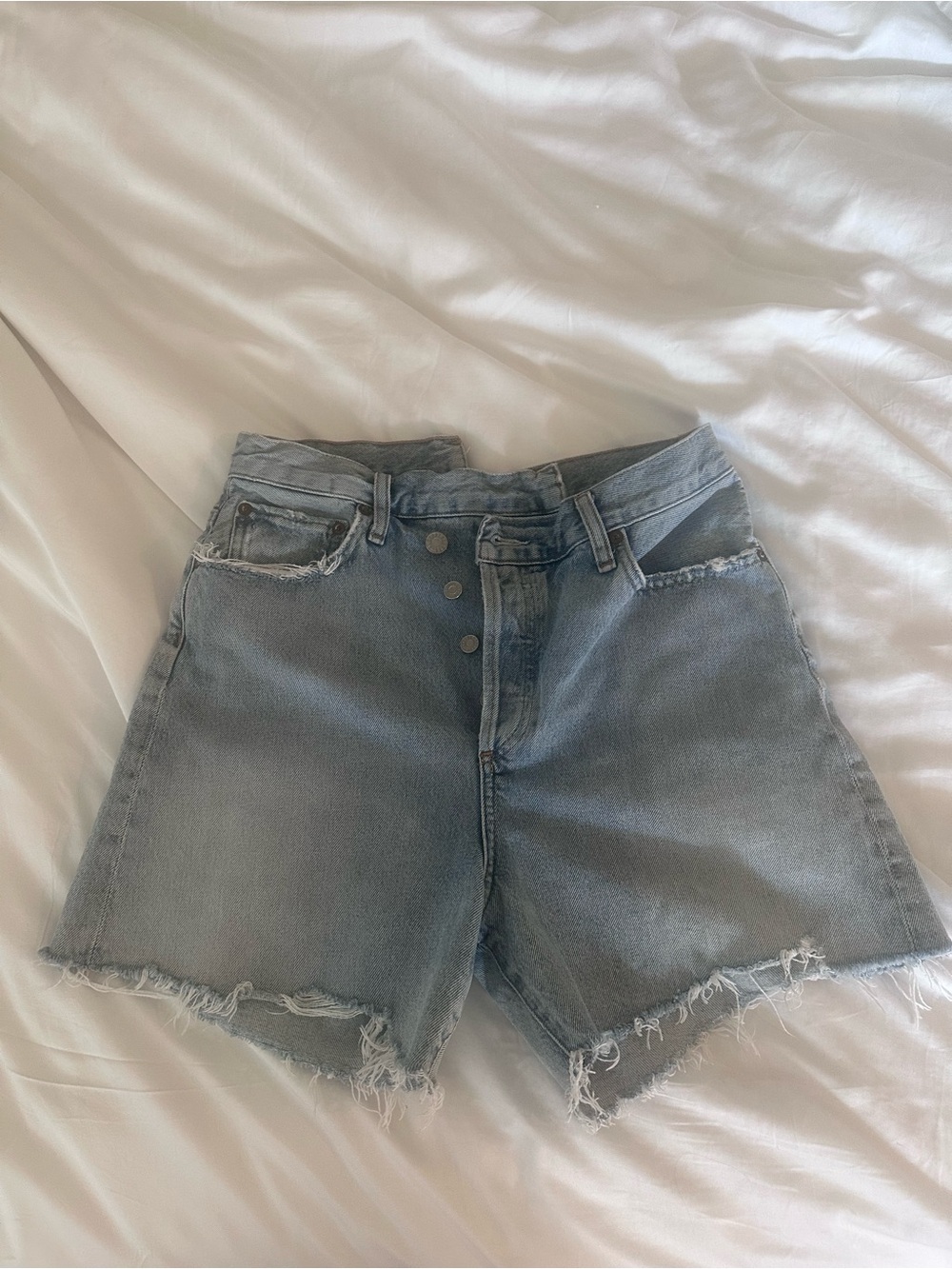 Agolde Criss Cross shorts